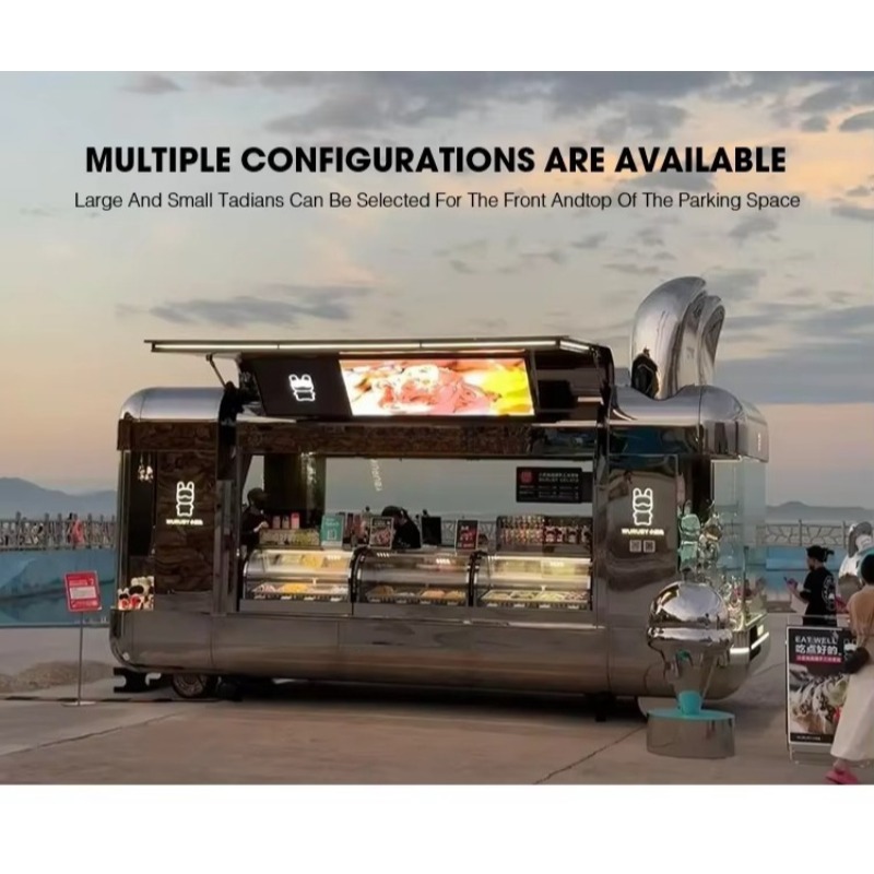 Coffee Vending Equipment - Новый полностью оборудованный мобильный фудтрак-киоск для