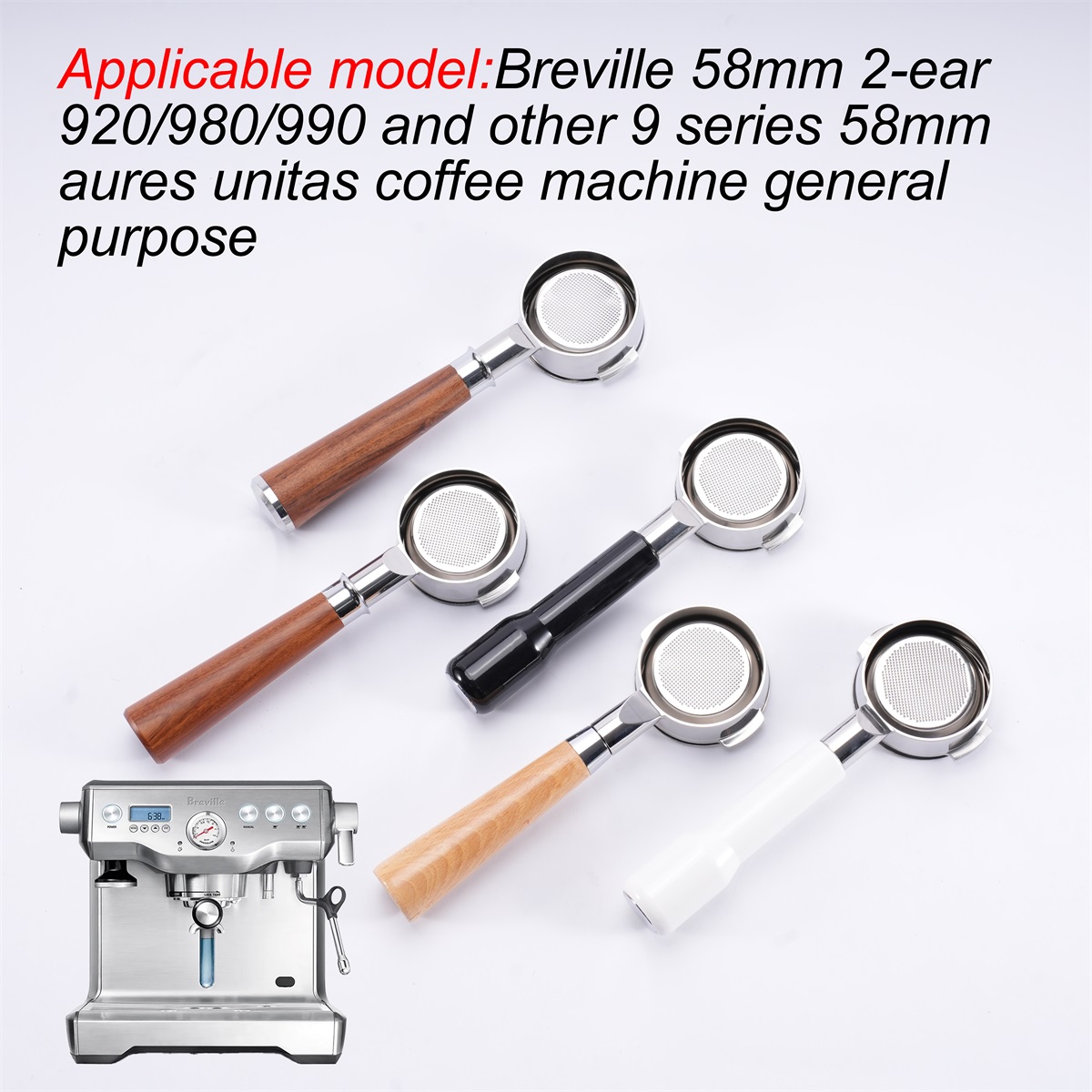 Naked Portafilter Bottomless - Портативный портфель Breville BES920/980/990 без дна