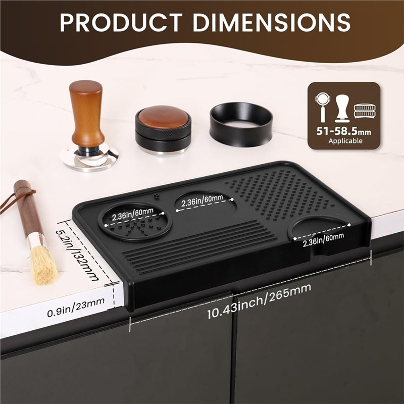 Коврик для темперовки кофе B17 – обзор и цена Espresso Tamper Set