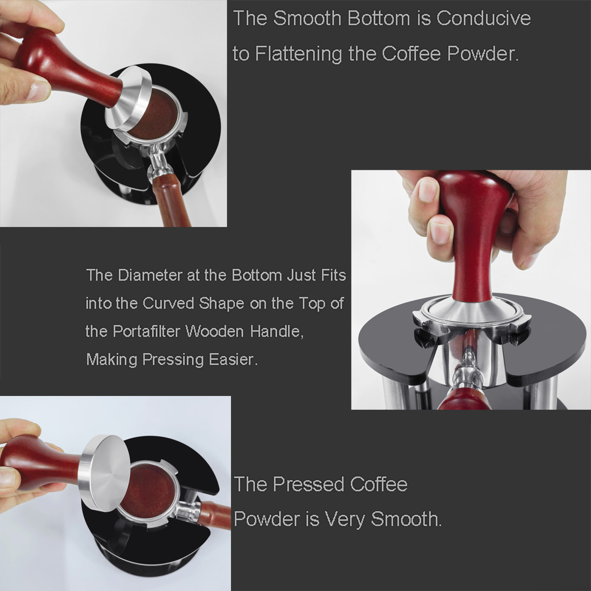 51 мм 53 мм 58 мм эспрессо там – обзор и цена Espresso Tamper Set