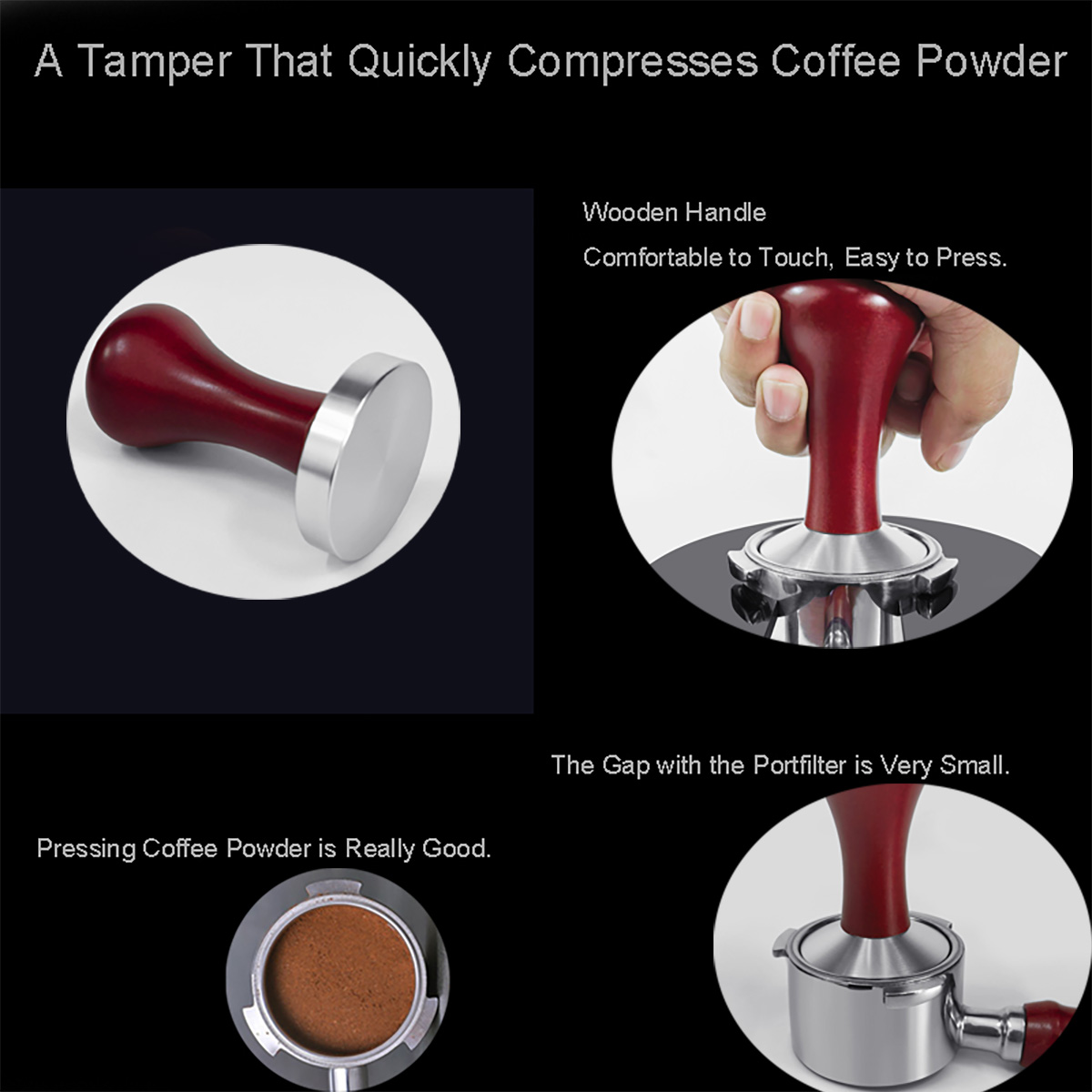 51 мм 53 мм 58 мм эспрессо там – обзор и цена Espresso Tamper Set